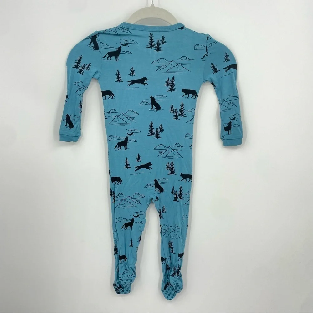 Silkberry Bamboo Zip-up Footed Sleeper (Call of the Wild Print) 12‎ to 18 months